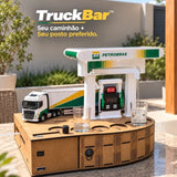 TruckBar™ – Dispenser de Bebidas com Caminhão e Posto Personalizado
